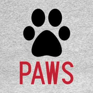 PAWS - A DOG'S FOOTPRINT T-Shirt